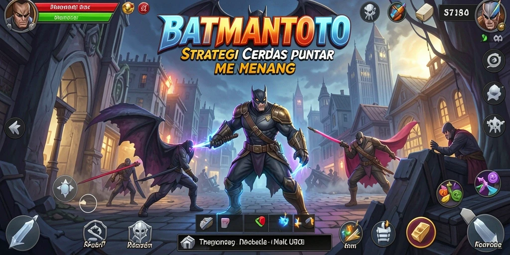 Tampilan gameplay menarik dari BATMANTOTO dengan strategi menakjubkan.