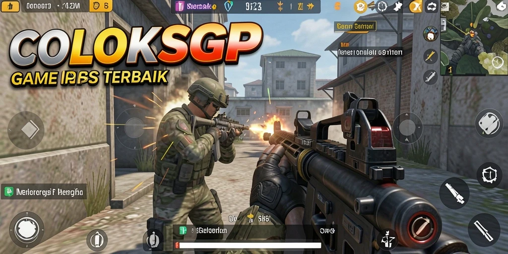 Screenshot dari aksi menembak di COLOKSGP, menampilkan pengalaman FPS yang mendebarkan.