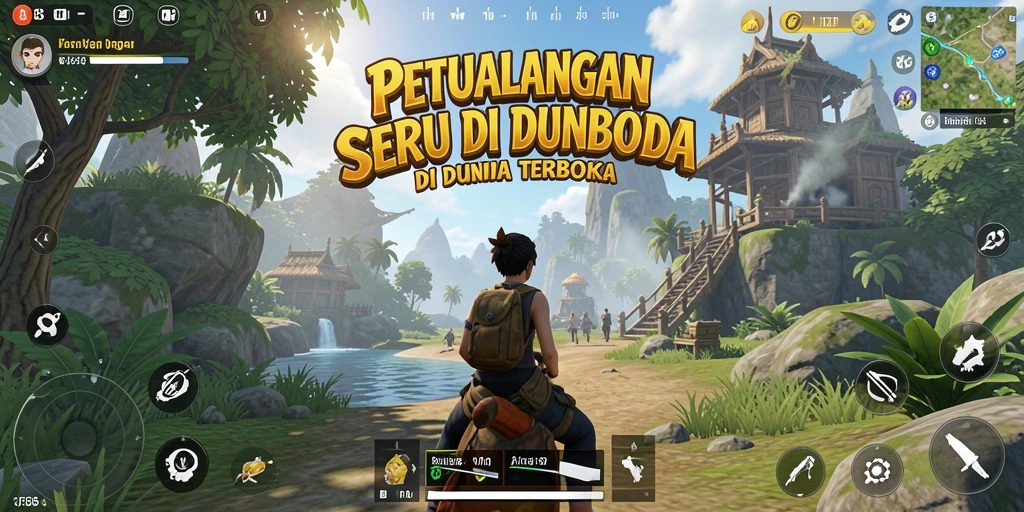 Tampilan gameplay Open World yang menarik dan luas.