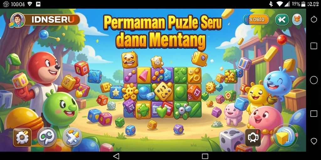 Tampilan menarik dari gameplay IDNSERU yang menantang.