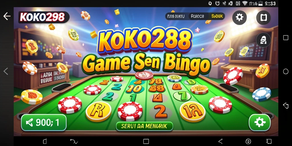 Screenshot utama KOKO288 menampilkan keseruan bermain Bingo secara online.