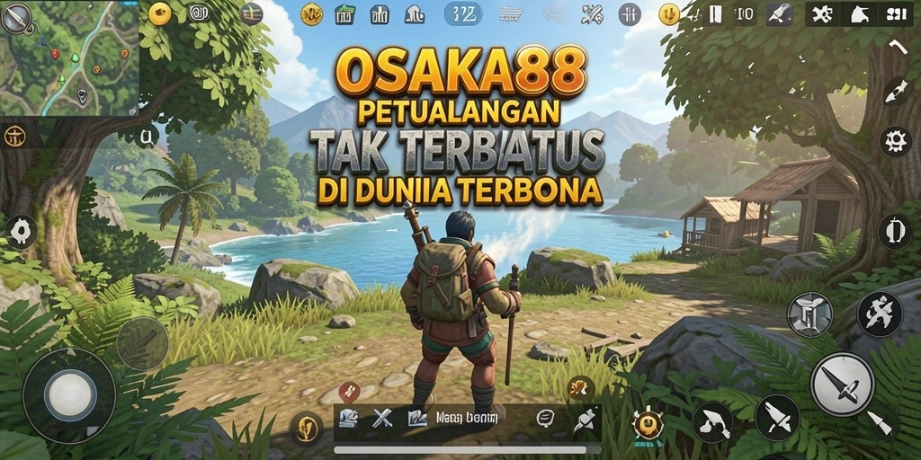 Tampilan gameplay OSAKA88 yang menakjubkan dalam dunia terbuka.