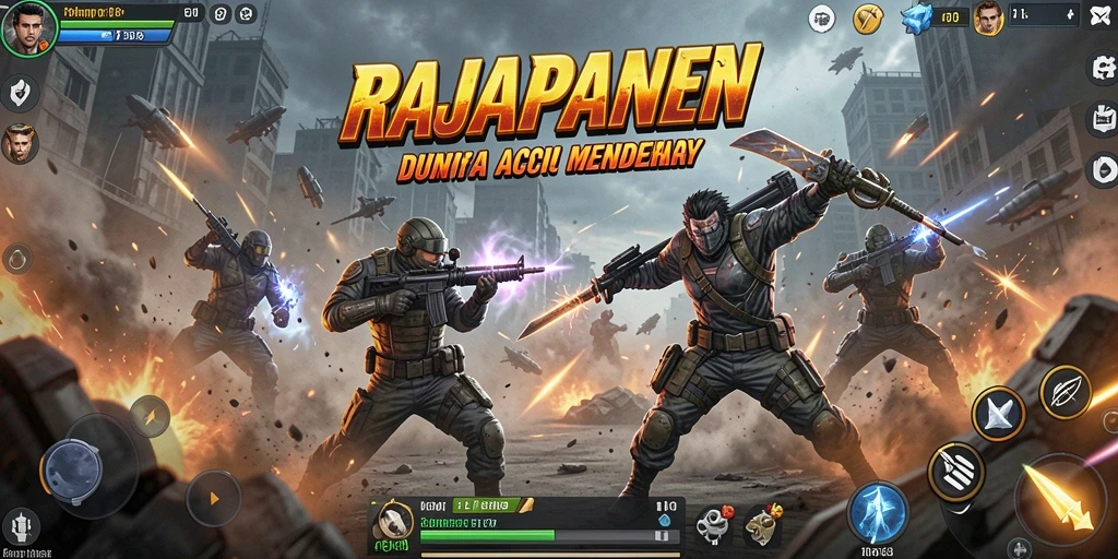 Gameplay seru dan pertarungan mendebarkan di RAJAPANEN.