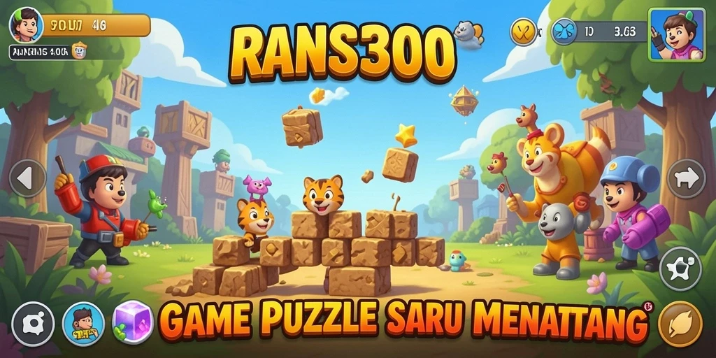 Tampilan gameplay RANS303 yang menarik dengan teka-teki menantang.