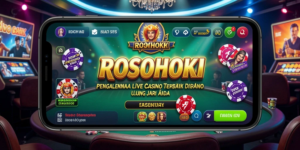 Gameplay menegangkan di ROSOHOKI Live Casino.