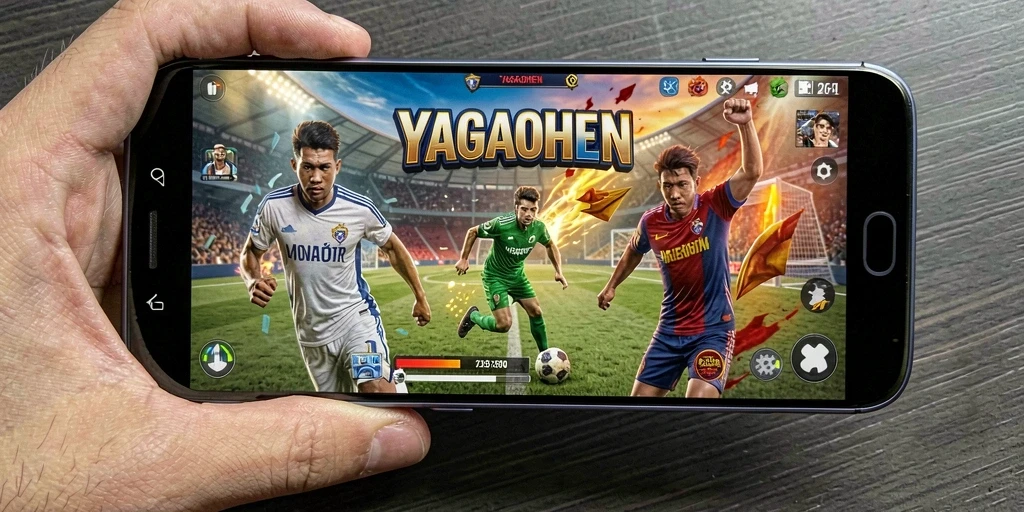 Tampilan gameplay menarik dengan aksi olahraga yang menegangkan.